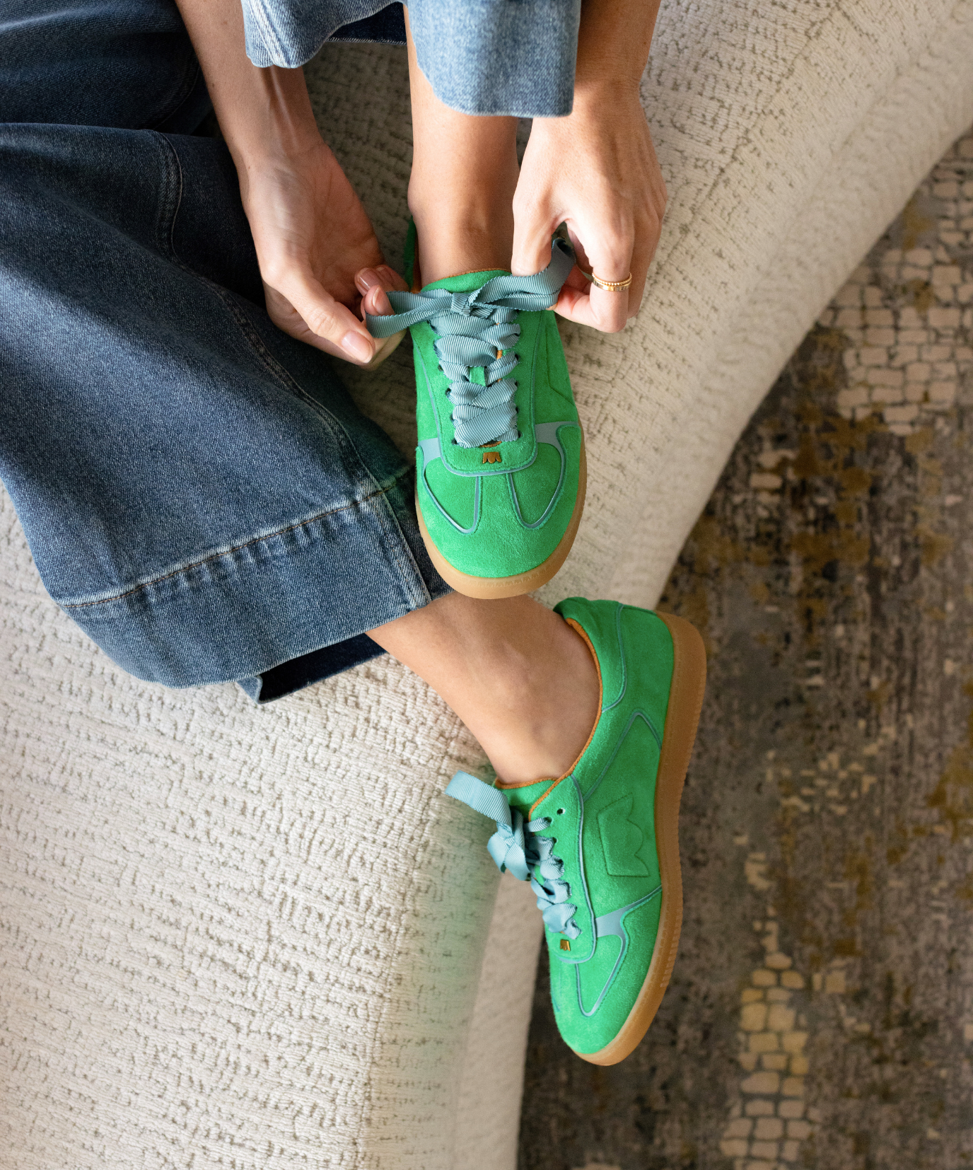 The Jay Sneaker - Kelly Green Suede - Image 4