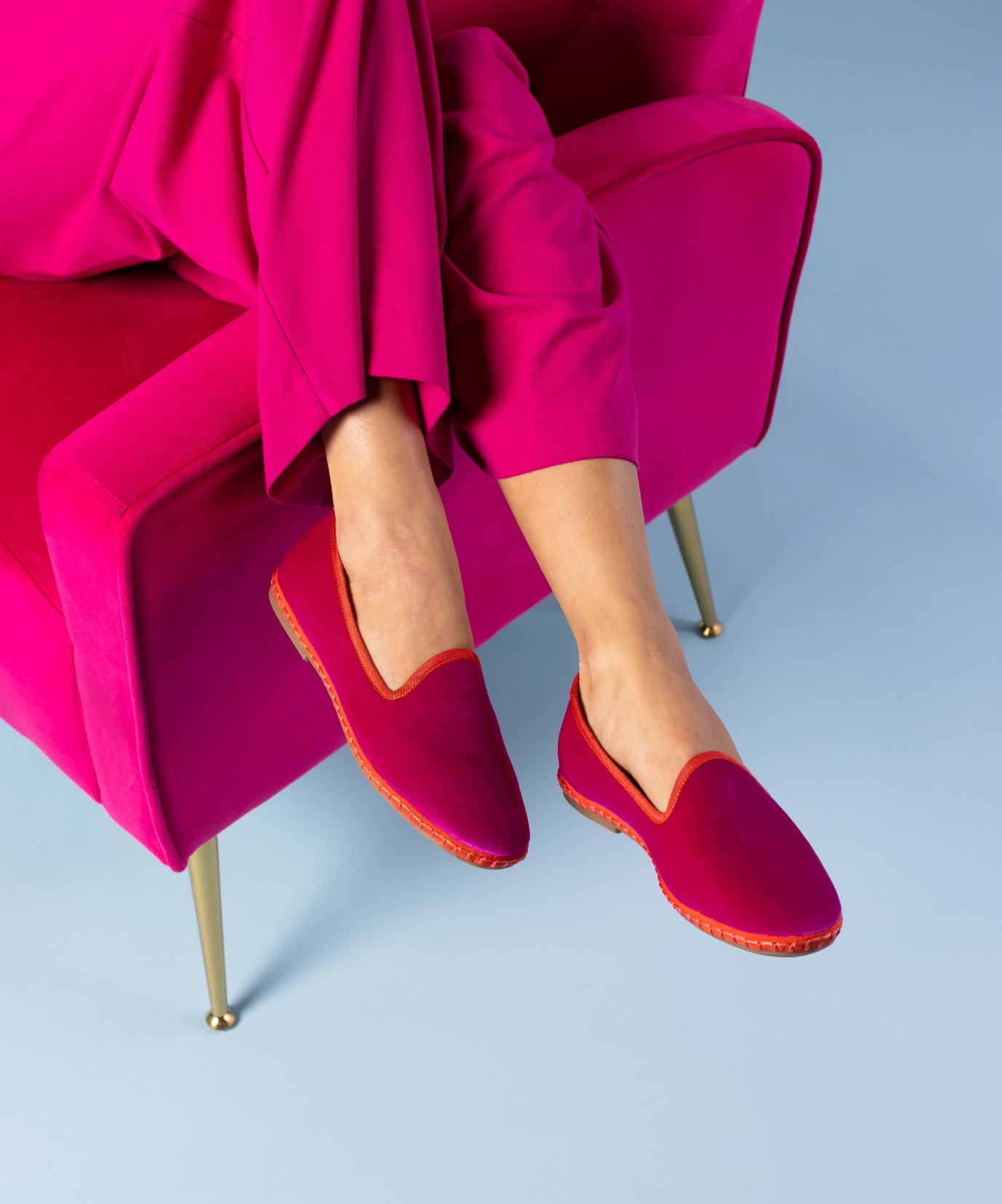 The Heron - Hot Pink Velvet - Image 2