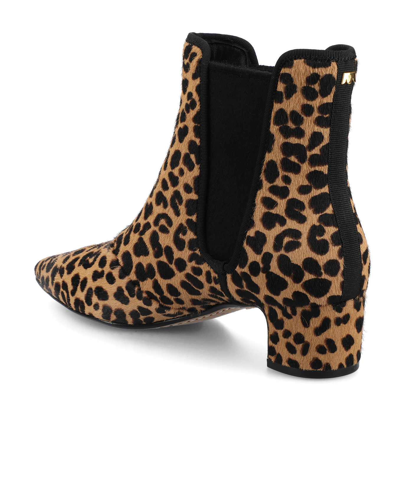 The Goldfinch 40 Chelsea Bootie - Leopardprint Haircalf - Image 4
