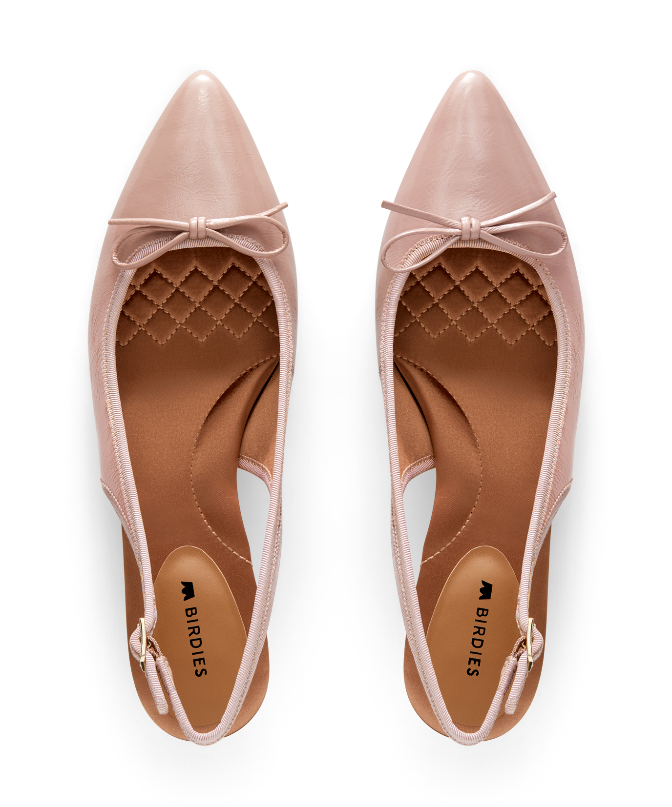 The Goldfinch Kitten Heel - Blush Patent Leather - Image 4
