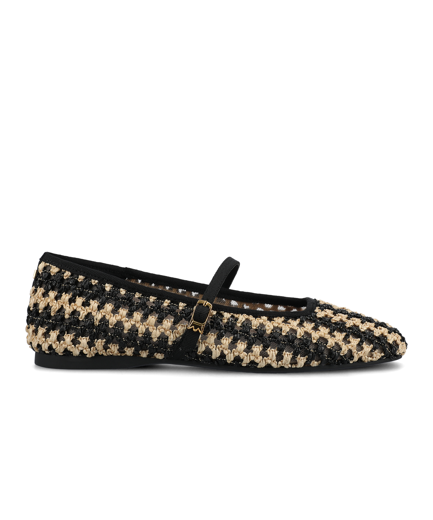 The Hummingbird Mary Jane - Black/Natural Openweave - Image 6