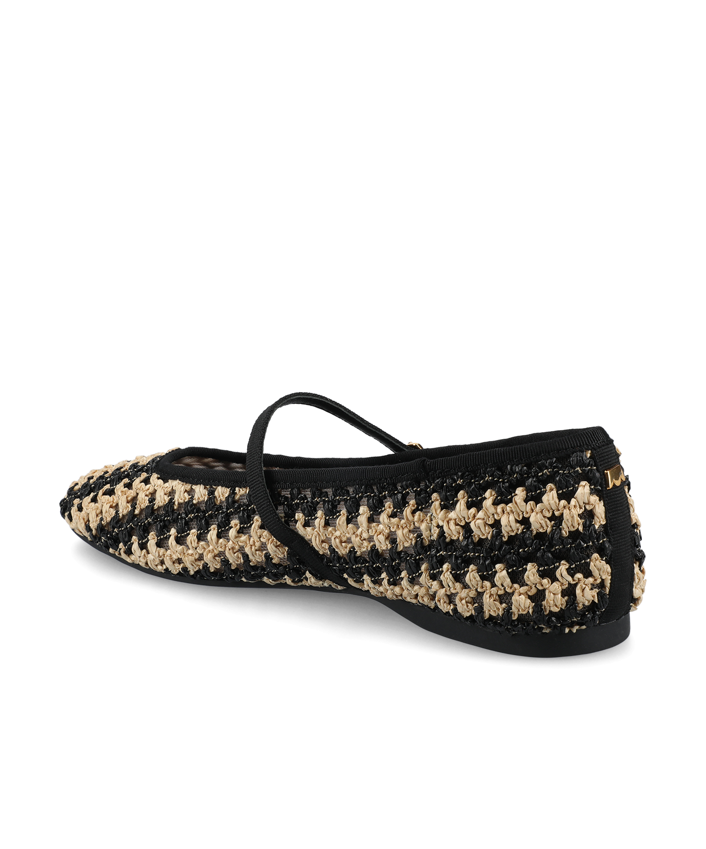 The Hummingbird Mary Jane - Black/Natural Openweave - Image 7