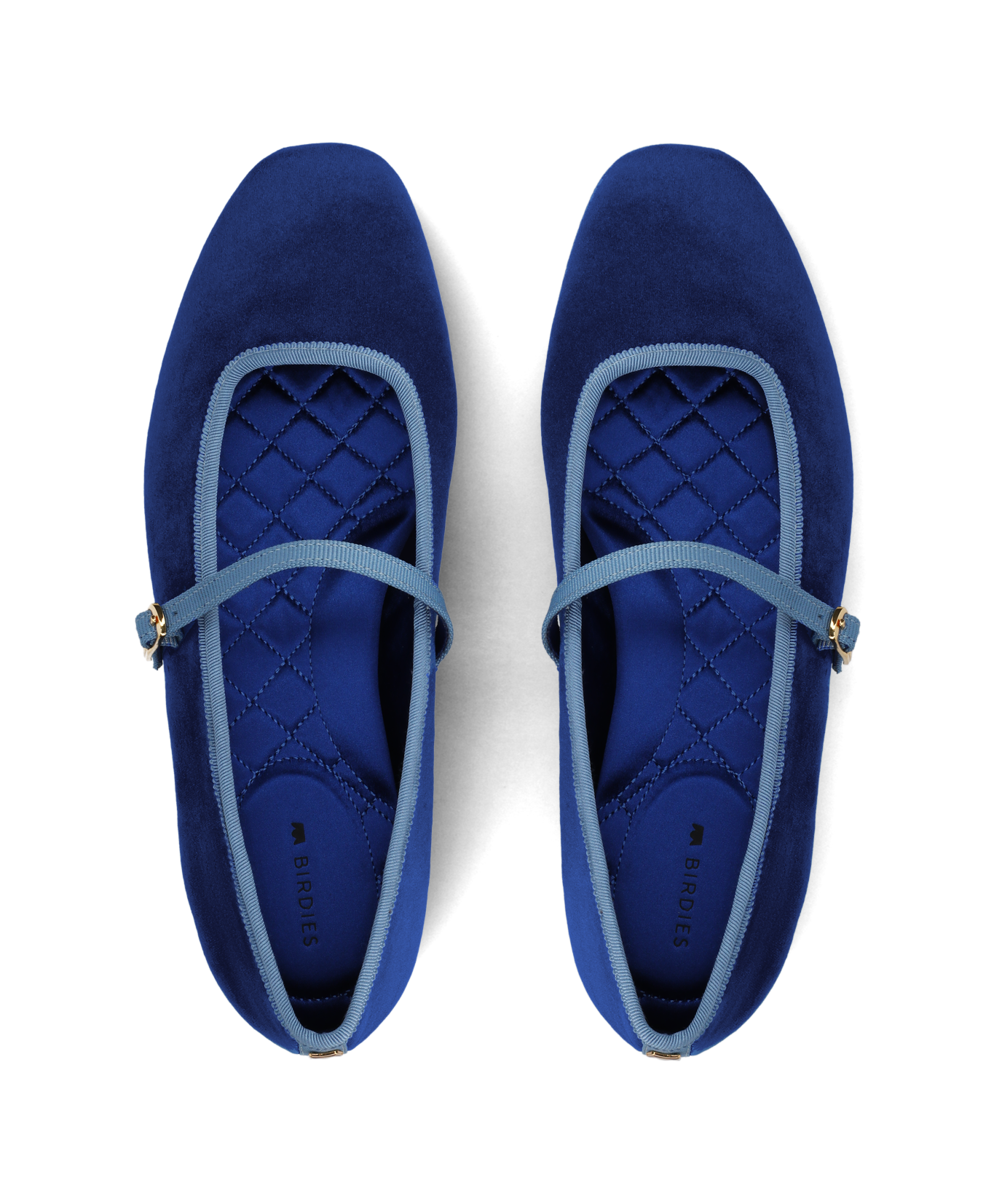 The Hummingbird Mary Jane - Empire Blue Velvet - Image 2