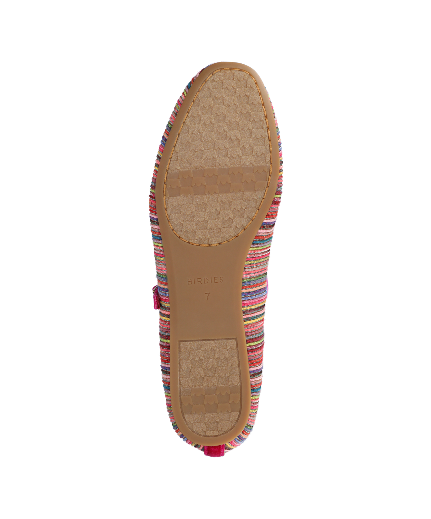 The Hummingbird Mary Jane Grosgrain - Hot Pink Multi Stripe - Image 8