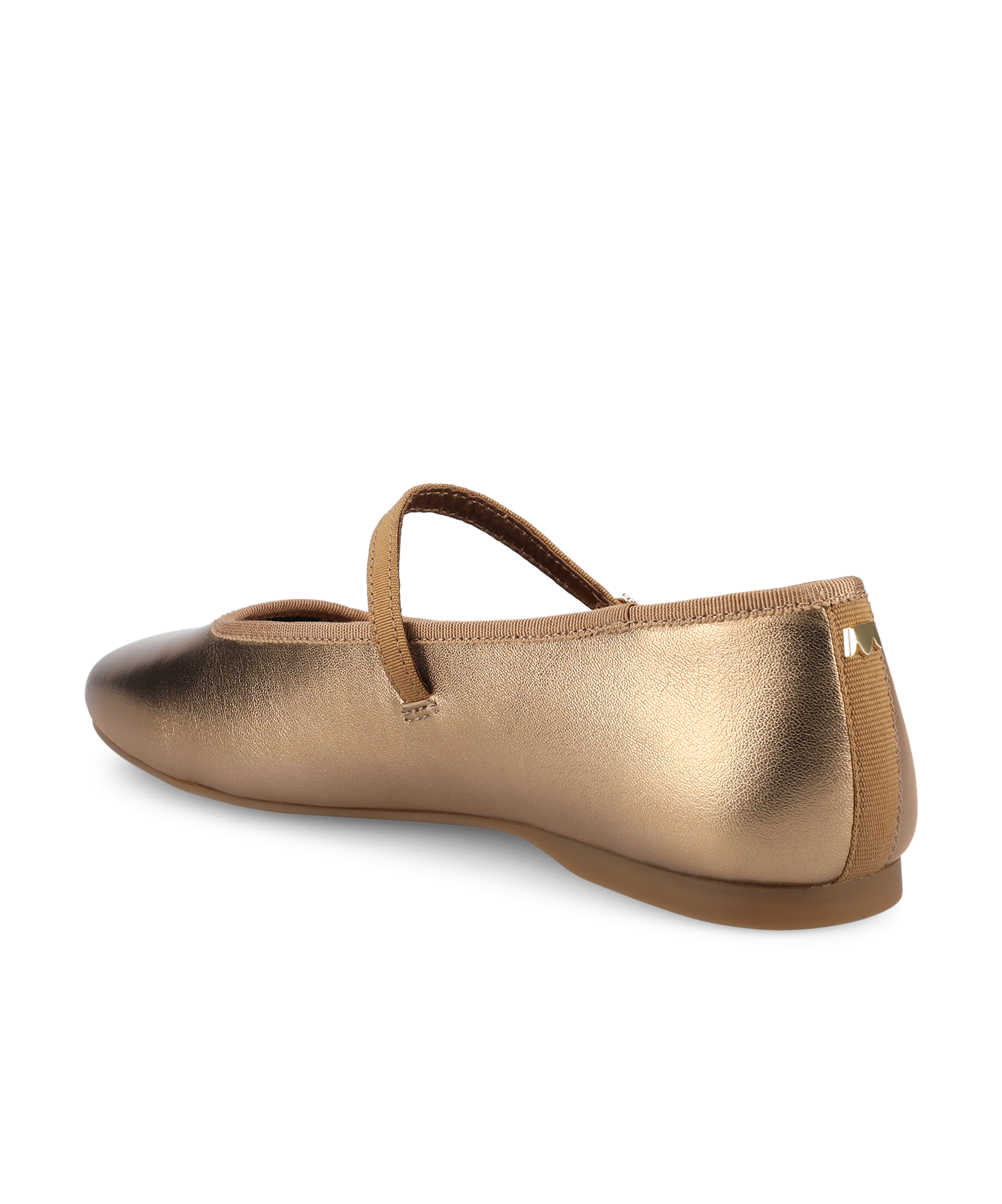 The Hummingbird Mary Jane - Vintage Gold Metal Leather - Image 5