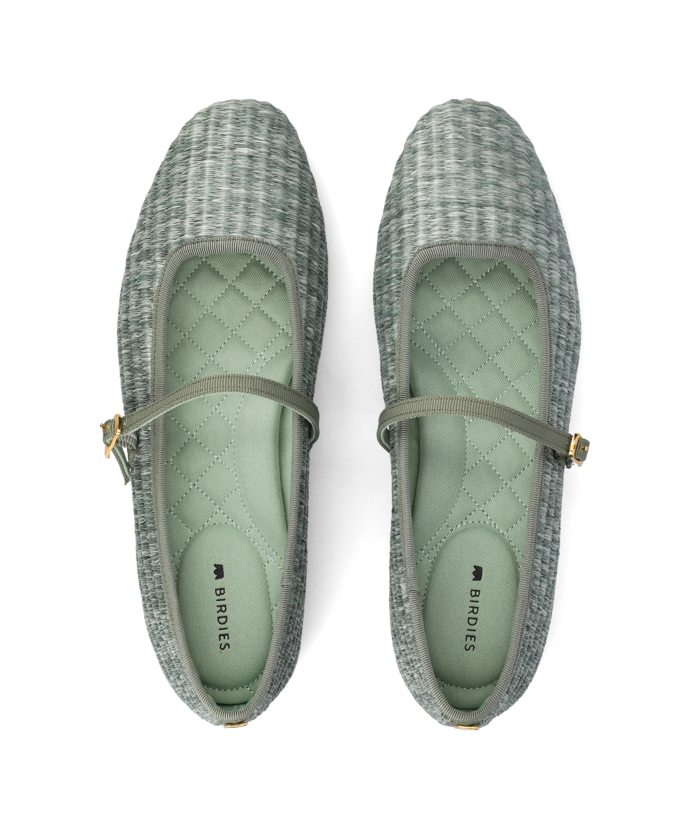 The Hummingbird Mary Jane - Seafoam Raffia - Image 8