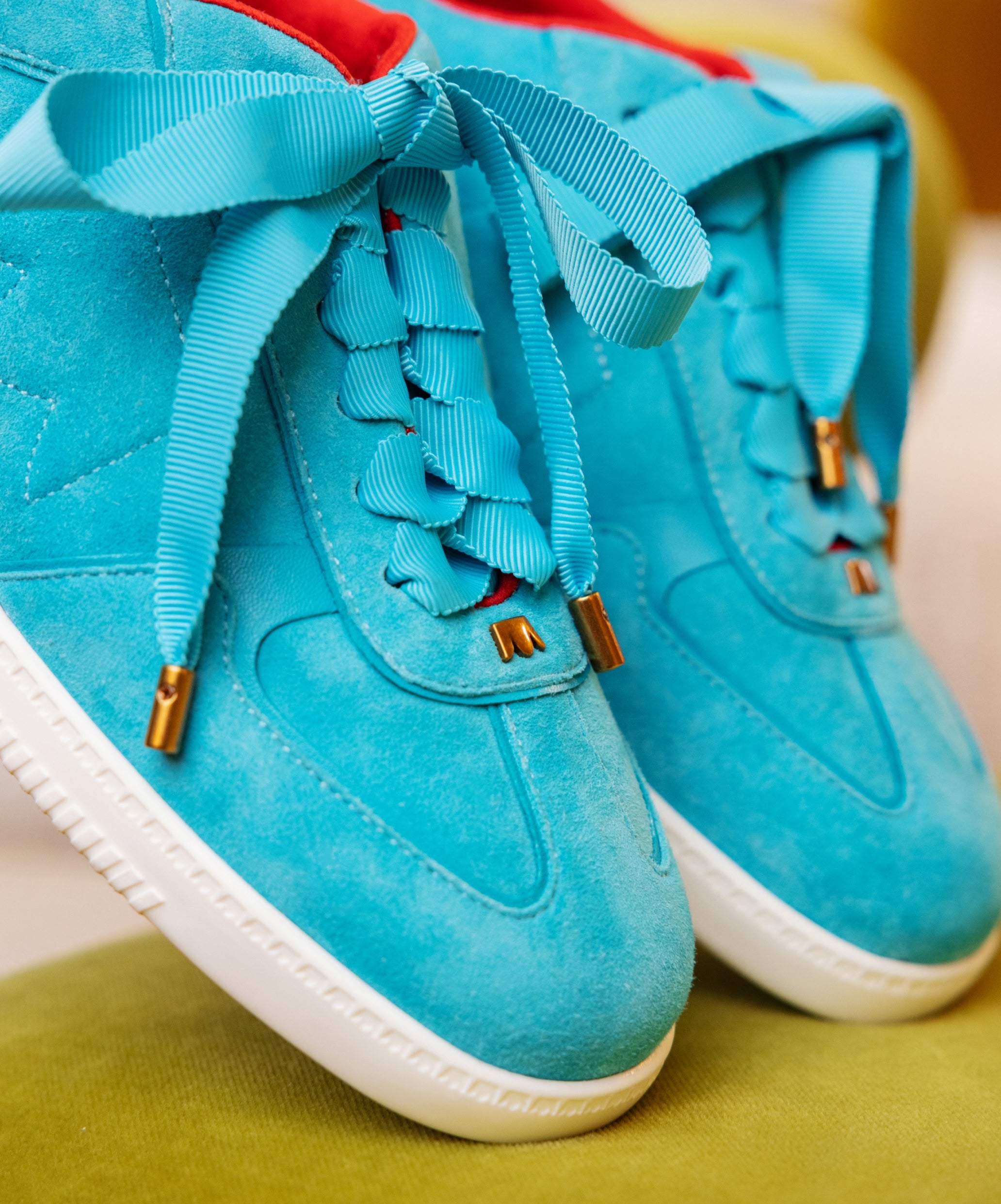 The Jay Sneaker - Aqua Suede - Image 3
