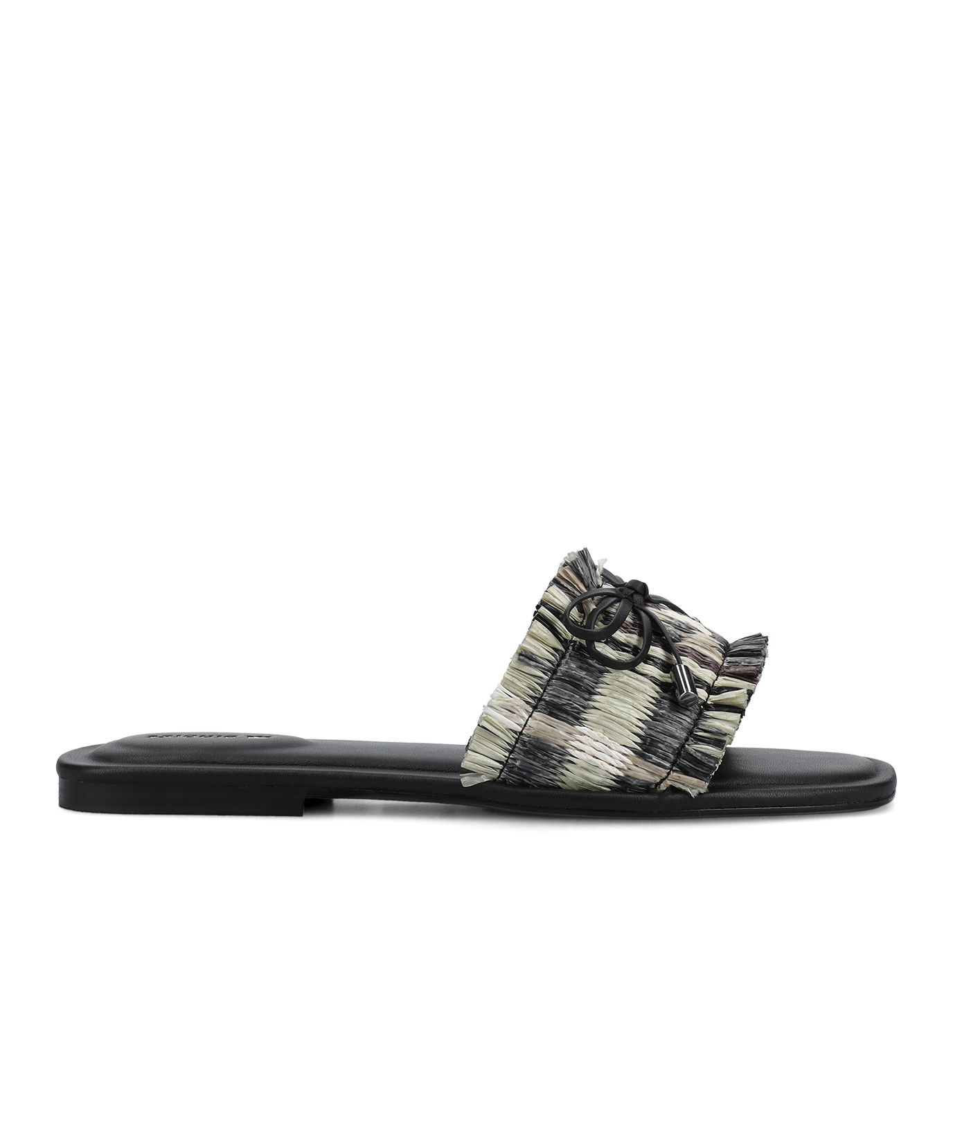 The Kiwi Bow - Black Multi Raffia - Image 5