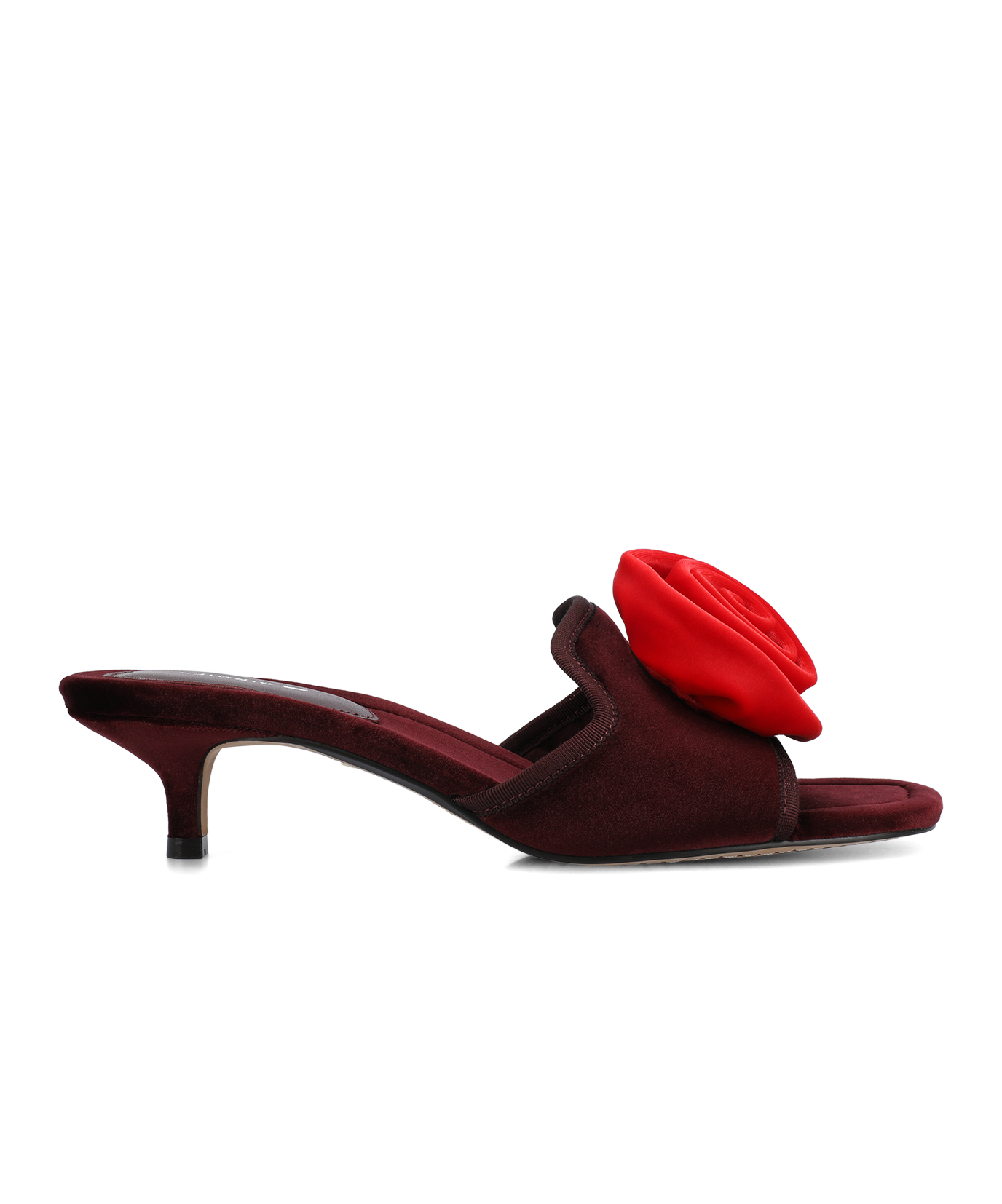 The Kiwi Kitten Flower - Burgundy Velvet - Image 5