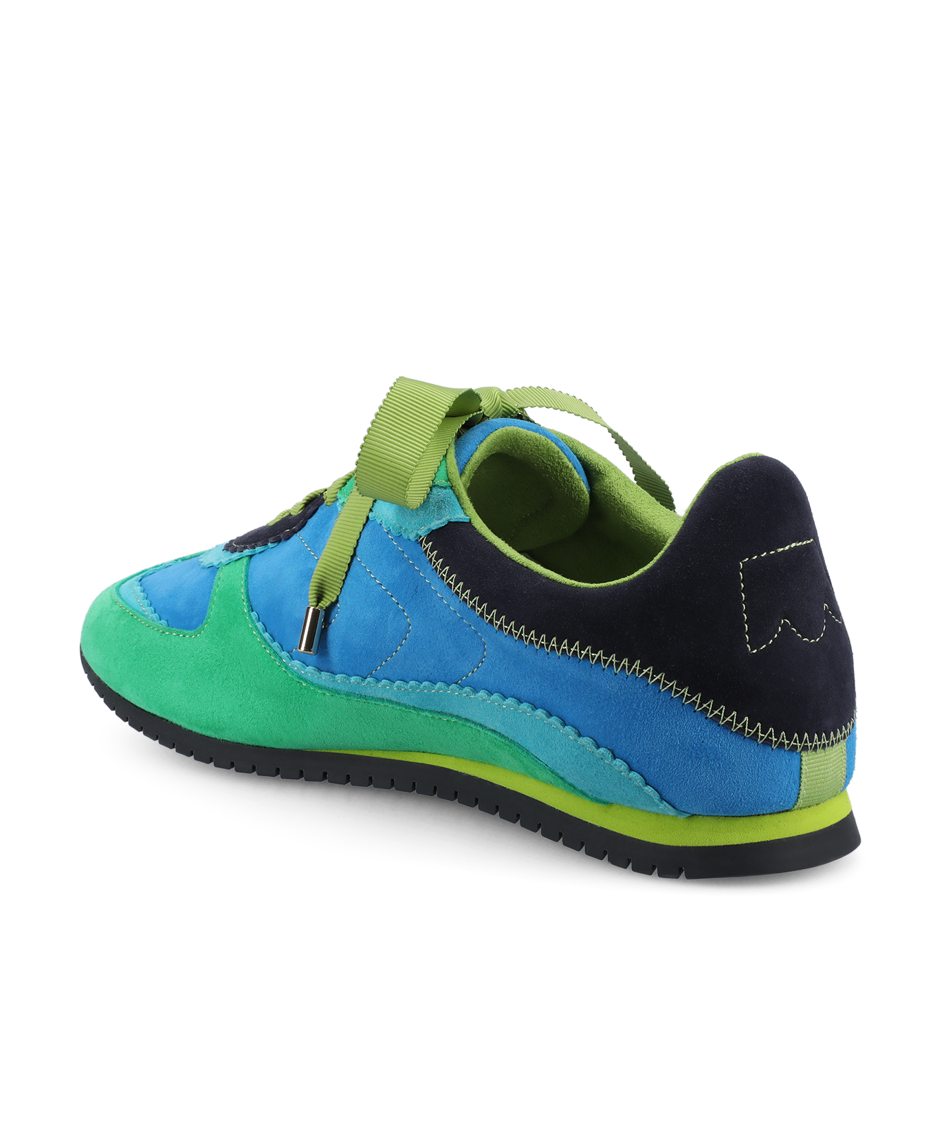 The Speedbird - Multi Cyan Suede - Image 6