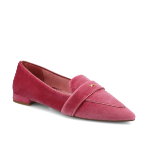 The Sparrow Loafer - Rose Velvet