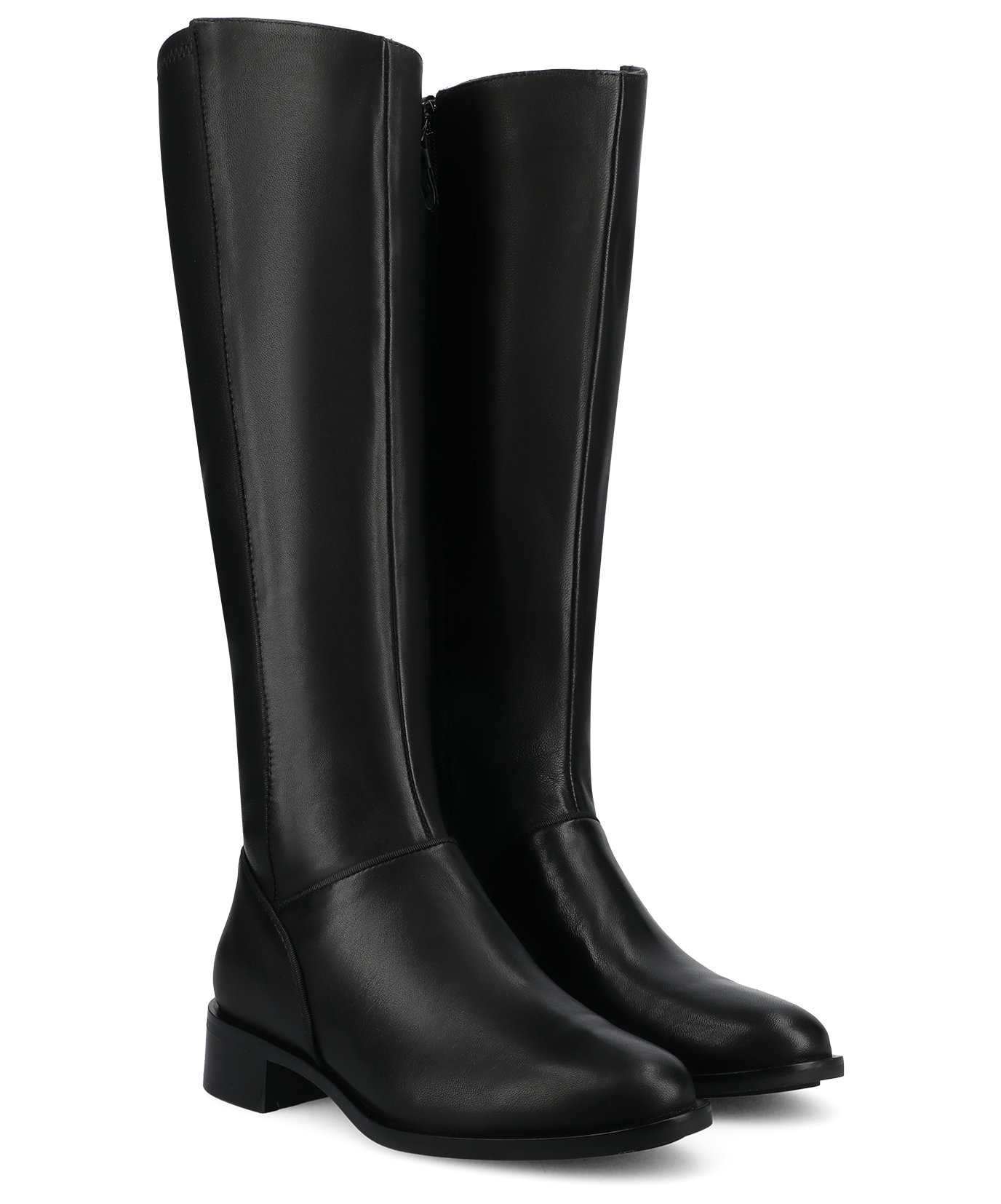The Starling Tall Boot - Black Leather - Image 2